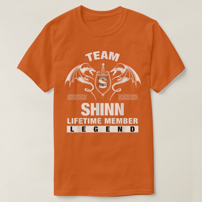 Team SHINN Lifetime Member Gifts  T-Shirt (Design Front)
