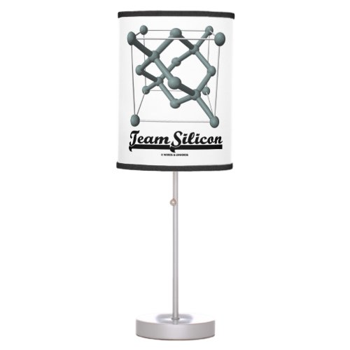 Team Silicon Silicon Unit Cell Chemical Structure Table Lamp