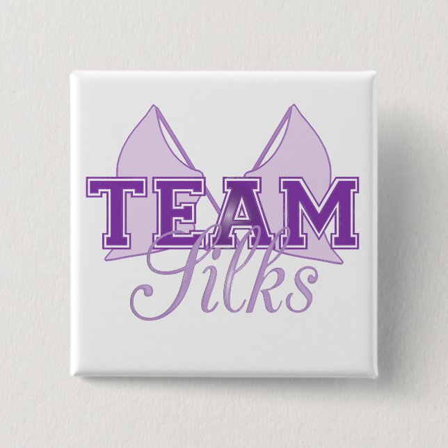 Team Silks Purple Button (Front)