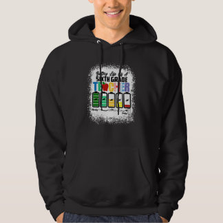 Team Sixth Grade Battery Of Life A Sixth Grade Tea Hoodie