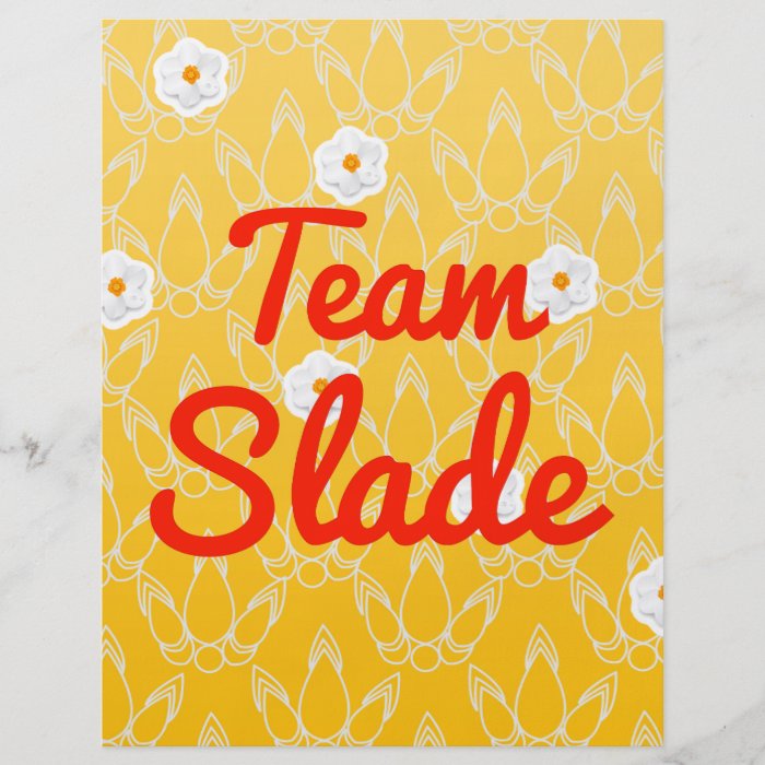 Team Slade Flyer Design