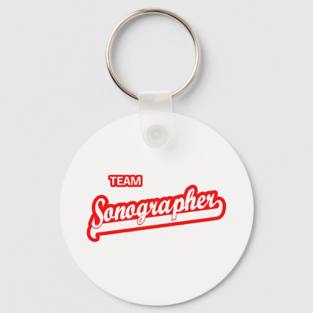 Team Sonographer Keychain (Front)