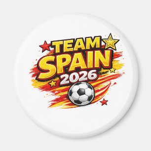TEAM SPAIN 2026 Fan Patriotic Spain Foot Magnet