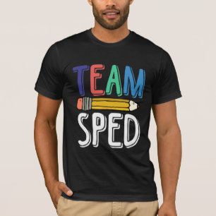 Team Sped Crew Special Education Teacher School T-Shirt