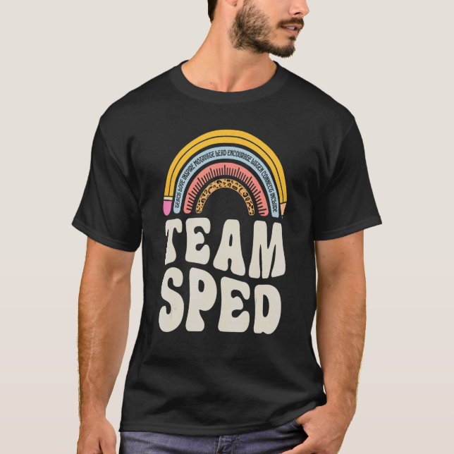 Team SPED Teacher Special Education Speducator Wom T-Shirt (Front)