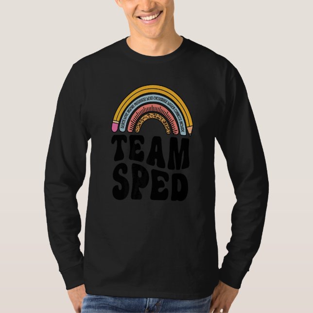 Team SPED Teacher Special Education Speducator Wom T-Shirt (Front)