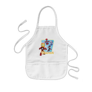 Team Spidey and Iron Man Team-Up! Kids' Apron