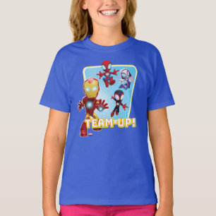Team Spidey and Iron Man Team-Up! T-Shirt