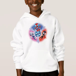 Team Spidey Glow Webs Glow Graphic Hoodie