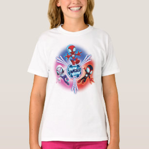 Team Spidey Glow Webs Glow Graphic T-Shirt