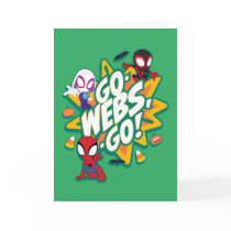 Team Spidey Halloween Go-Webs,-Go! Card
