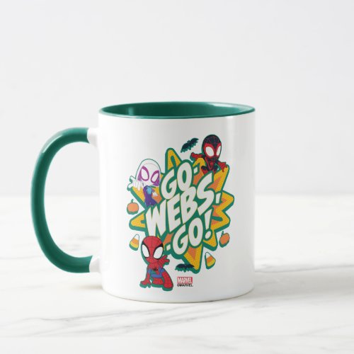 Team Spidey Halloween Go_Webs_Go Mug