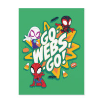 Team Spidey Halloween Go-Webs,-Go! Postcard