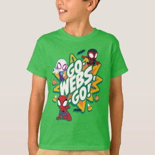 Team Spidey Halloween Go-Webs,-Go! T-Shirt