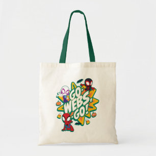 Team Spidey Halloween Go-Webs,-Go! Tote Bag