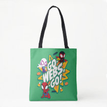 Team Spidey Halloween Go-Webs,-Go! Tote Bag
