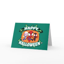 Team Spidey Happy Halloween Card