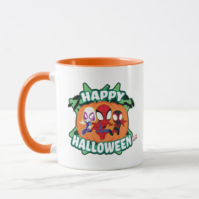 Team Spidey Happy Halloween Mug (Left)