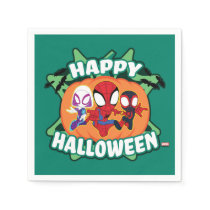 Team Spidey Happy Halloween Napkins