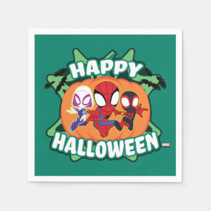 Team Spidey Happy Halloween Napkins