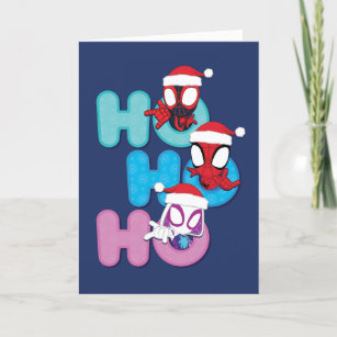 Team Spidey Ho Ho Ho Holiday Card