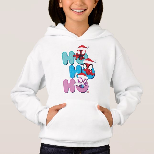 Team Spidey Ho Ho Ho Hoodie (Front)