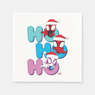 Team Spidey Ho Ho Ho Napkins
