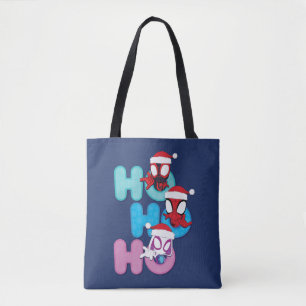 Team Spidey Ho Ho Ho Tote Bag