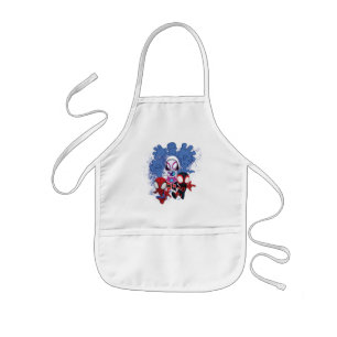 Team Spidey Leap From Black Cat, Sandman, Electro Kids' Apron
