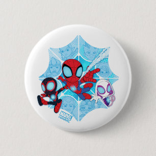 Team Spidey Over Web of Villains Button