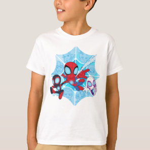 Team Spidey Over Web of Villains T-Shirt