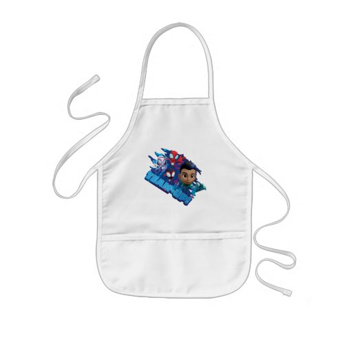 Team Spidey  Reptil Team_Up Kids Apron