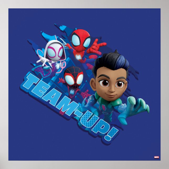 Team Spidey & Reptil Team-Up! Poster (Front)