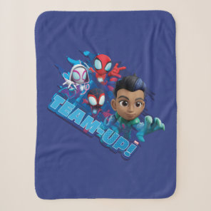 Team Spidey & Reptil Team-Up! Sherpa Blanket