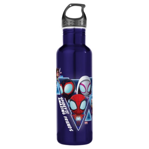 Team Spidey with Ant_Man and the Wasp Stainless Steel Water Bottle