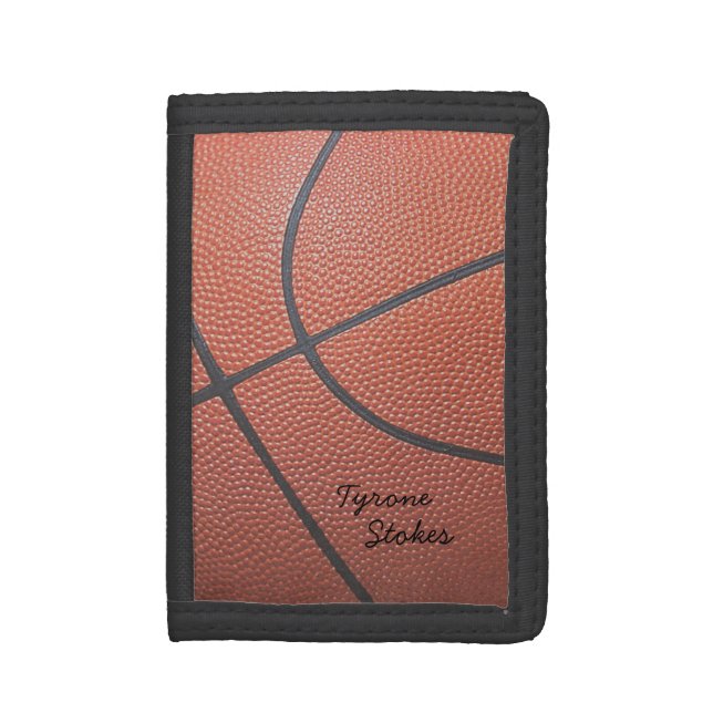 Team Spirit_Basketball skin look_Autograph Style Trifold Wallet (Front Vertical)