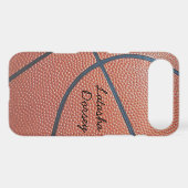 Team Spirit_Basketball texture_Autograph-Style Case-Mate iPhone Case (Back (Horizontal))