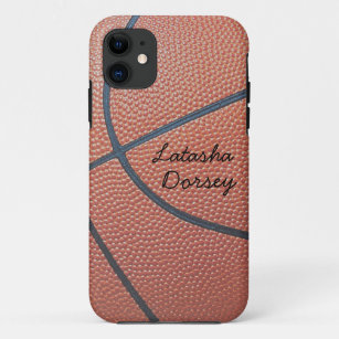 Team Spirit_Basketball texture_Autograph-Style iPhone 11 Case