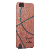 Team Spirit_Basketball texture_Autograph Style iPod Touch (5th Generation) Cover (Back/Right)