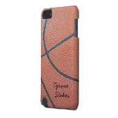 Team Spirit_Basketball texture_Autograph Style iPod Touch (5th Generation) Cover (Back Left)