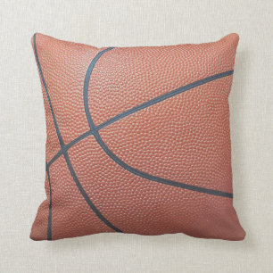 Team Spirit_Basketball texture look_autograph-read Throw Pillow