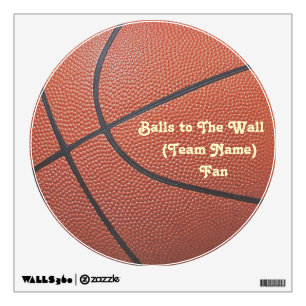 Team Spirit_Basketball texture look_Balls 2 Wall Decal