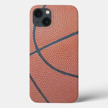 Team Spirit_basketball Texture Look_hoops Lovers Iphone 13 Case by UCanSayThatAgain at Zazzle