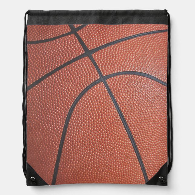 Team Spirit_Basketball texture look_hoops Lovers Drawstring Bag (Front)