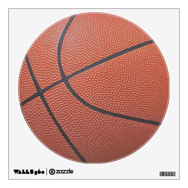 Team Spirit_Basketball texture look_Hoops Lovers Wall Sticker (Front)