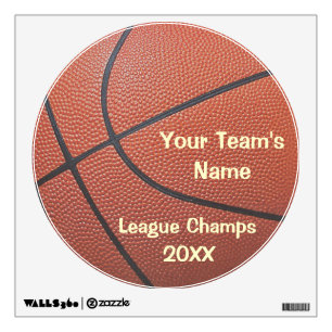 Team Spirit_Basketball texture look_League Champs Wall Sticker