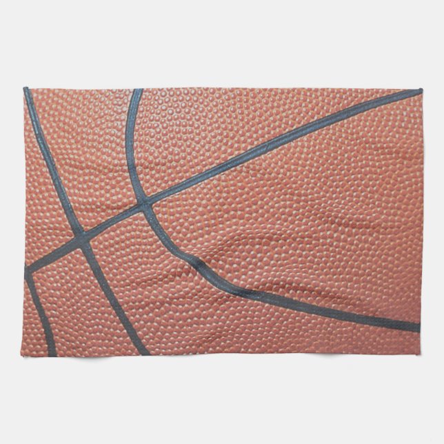 Team Spirit_Basketball texture look Towel (Horizontal)