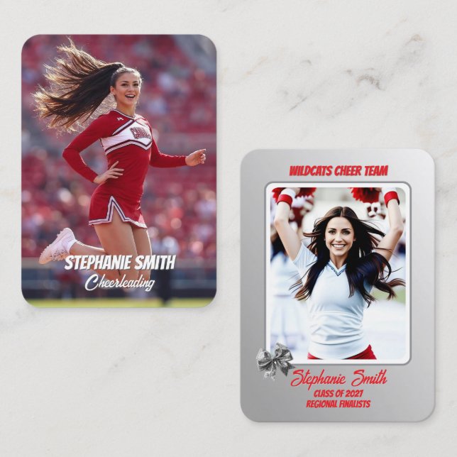 Team Spirit Cheerleader Trading Cards (Front/Back)