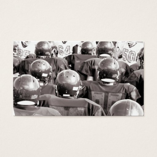 Customizable Team Sport Football Business Card