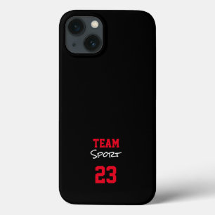 Team Sport Player Number School Colors Varsity iPhone 13 Case